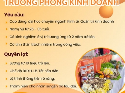 GACO TUYỂN DỤNG