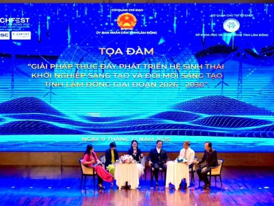 GACO TẠI TỌA ĐÀM “GIẢI PHÁP THÚC ĐẨY PHÁT TRIỂN HỆ SINH THÁI KHỞI NGHIỆP SÁNG TẠO VÀ ĐỔI MỚI SÁNG TẠO TỈNH LÂM ĐỒNG 2026 - 2030”