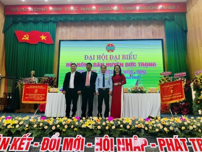 HỒNG ÂN THAM GIA ĐẠI HỘI ĐẠI BIỂU HỘI NÔNG DÂN HUYỆN ĐỨC TRỌNG LẦN THỨ XII, NHIỆM KỲ 2023 - 2028
