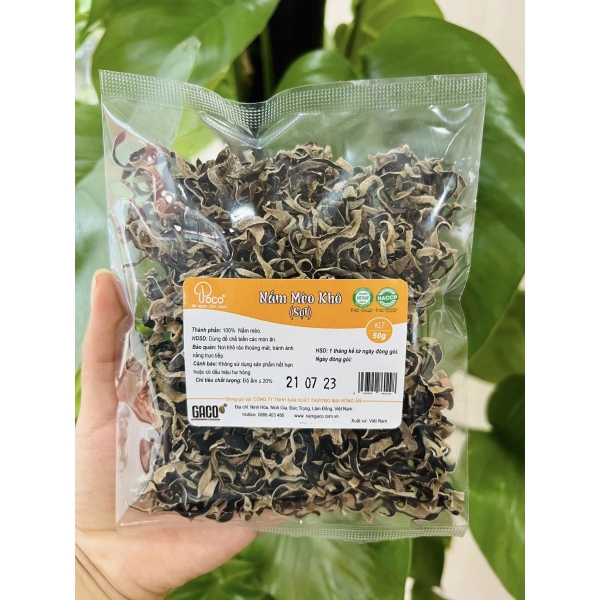 NẤM MÈO KHÔ POCO (SỢI)